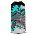 WraptorSkinz Skin Decal Wrap compatible with Yeti 16oz Tall Colster Can Cooler Insulator Baja 0032 Neon Teal (COOLER NOT INCLUDED)