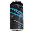 WraptorSkinz Skin Decal Wrap compatible with Yeti 16oz Tall Colster Can Cooler Insulator Baja 0014 Blue Medium (COOLER NOT INCLUDED)
