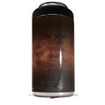 WraptorSkinz Skin Decal Wrap compatible with Yeti 16oz Tall Colster Can Cooler Insulator Exotic Wood Waterfall Bubinga Burst Dark Mocha (COOLER NOT INCLUDED)