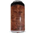 WraptorSkinz Skin Decal Wrap compatible with Yeti 16oz Tall Colster Can Cooler Insulator Exotic Wood Waterfall Bubinga (COOLER NOT INCLUDED)