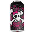 WraptorSkinz Skin Decal Wrap compatible with Yeti 16oz Tall Colster Can Cooler Insulator Girly Skull Bones (COOLER NOT INCLUDED)