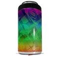 WraptorSkinz Skin Decal Wrap compatible with Yeti 16oz Tall Colster Can Cooler Insulator Rainbow Butterflies (COOLER NOT INCLUDED)