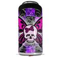 WraptorSkinz Skin Decal Wrap compatible with Yeti 16oz Tall Colster Can Cooler Insulator Butterfly Skull (COOLER NOT INCLUDED)