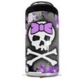 WraptorSkinz Skin Decal Wrap compatible with Yeti 16oz Tall Colster Can Cooler Insulator Purple Princess Skull (COOLER NOT INCLUDED)