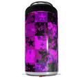 WraptorSkinz Skin Decal Wrap compatible with Yeti 16oz Tall Colster Can Cooler Insulator Purple Star Checkerboard (COOLER NOT INCLUDED)