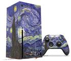 WraptorSkinz Skin Wrap compatible with the 2020 XBOX Series X Console and Controller Vincent Van Gogh Starry Night (XBOX NOT INCLUDED)