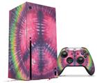 WraptorSkinz Skin Wrap compatible with the 2020 XBOX Series X Console and Controller Tie Dye Peace Sign 103 (XBOX NOT INCLUDED)
