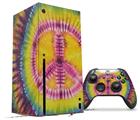 WraptorSkinz Skin Wrap compatible with the 2020 XBOX Series X Console and Controller Tie Dye Peace Sign 109 (XBOX NOT INCLUDED)