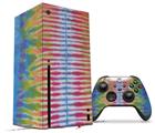 WraptorSkinz Skin Wrap compatible with the 2020 XBOX Series X Console and Controller Tie Dye Spine 102 (XBOX NOT INCLUDED)