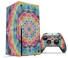 WraptorSkinz Skin Wrap compatible with the 2020 XBOX Series X Console and Controller Tie Dye Star 104 (XBOX NOT INCLUDED)