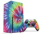 WraptorSkinz Skin Wrap compatible with the 2020 XBOX Series X Console and Controller Tie Dye Swirl 104 (XBOX NOT INCLUDED)