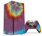 WraptorSkinz Skin Wrap compatible with the 2020 XBOX Series X Console and Controller Tie Dye Swirl 108 (XBOX NOT INCLUDED)