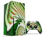 WraptorSkinz Skin Wrap compatible with the 2020 XBOX Series X Console and Controller Chlorophyll (XBOX NOT INCLUDED)