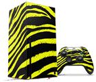WraptorSkinz Skin Wrap compatible with the 2020 XBOX Series X Console and Controller Zebra Yellow (XBOX NOT INCLUDED)