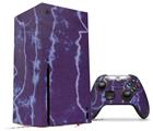 WraptorSkinz Skin Wrap compatible with the 2020 XBOX Series X Console and Controller Tie Dye White Lightning (XBOX NOT INCLUDED)