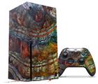 WraptorSkinz Skin Wrap compatible with the 2020 XBOX Series X Console and Controller Organic 2 (XBOX NOT INCLUDED)