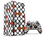 WraptorSkinz Skin Wrap compatible with the 2020 XBOX Series X Console and Controller Locknodes 05 Burnt Orange (XBOX NOT INCLUDED)