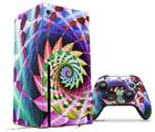 WraptorSkinz Skin Wrap compatible with the 2020 XBOX Series X Console and Controller Harlequin Snail (XBOX NOT INCLUDED)