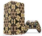 WraptorSkinz Skin Wrap compatible with the 2020 XBOX Series X Console and Controller Leave Pattern 1 Brown (XBOX NOT INCLUDED)