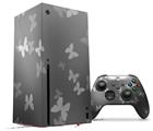 WraptorSkinz Skin Wrap compatible with the 2020 XBOX Series X Console and Controller Bokeh Butterflies Grey (XBOX NOT INCLUDED)