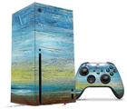 WraptorSkinz Skin Wrap compatible with the 2020 XBOX Series X Console and Controller Landscape Abstract Beach (XBOX NOT INCLUDED)