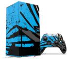 WraptorSkinz Skin Wrap compatible with the 2020 XBOX Series X Console and Controller Baja 0040 Blue Medium (XBOX NOT INCLUDED)