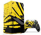 WraptorSkinz Skin Wrap compatible with the 2020 XBOX Series X Console and Controller Baja 0040 Yellow (XBOX NOT INCLUDED)