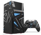 WraptorSkinz Skin Wrap compatible with the 2020 XBOX Series X Console and Controller Baja 0023 Blue Medium (XBOX NOT INCLUDED)