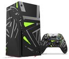WraptorSkinz Skin Wrap compatible with the 2020 XBOX Series X Console and Controller Baja 0023 Lime Green (XBOX NOT INCLUDED)