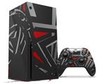 WraptorSkinz Skin Wrap compatible with the 2020 XBOX Series X Console and Controller Baja 0023 Red (XBOX NOT INCLUDED)