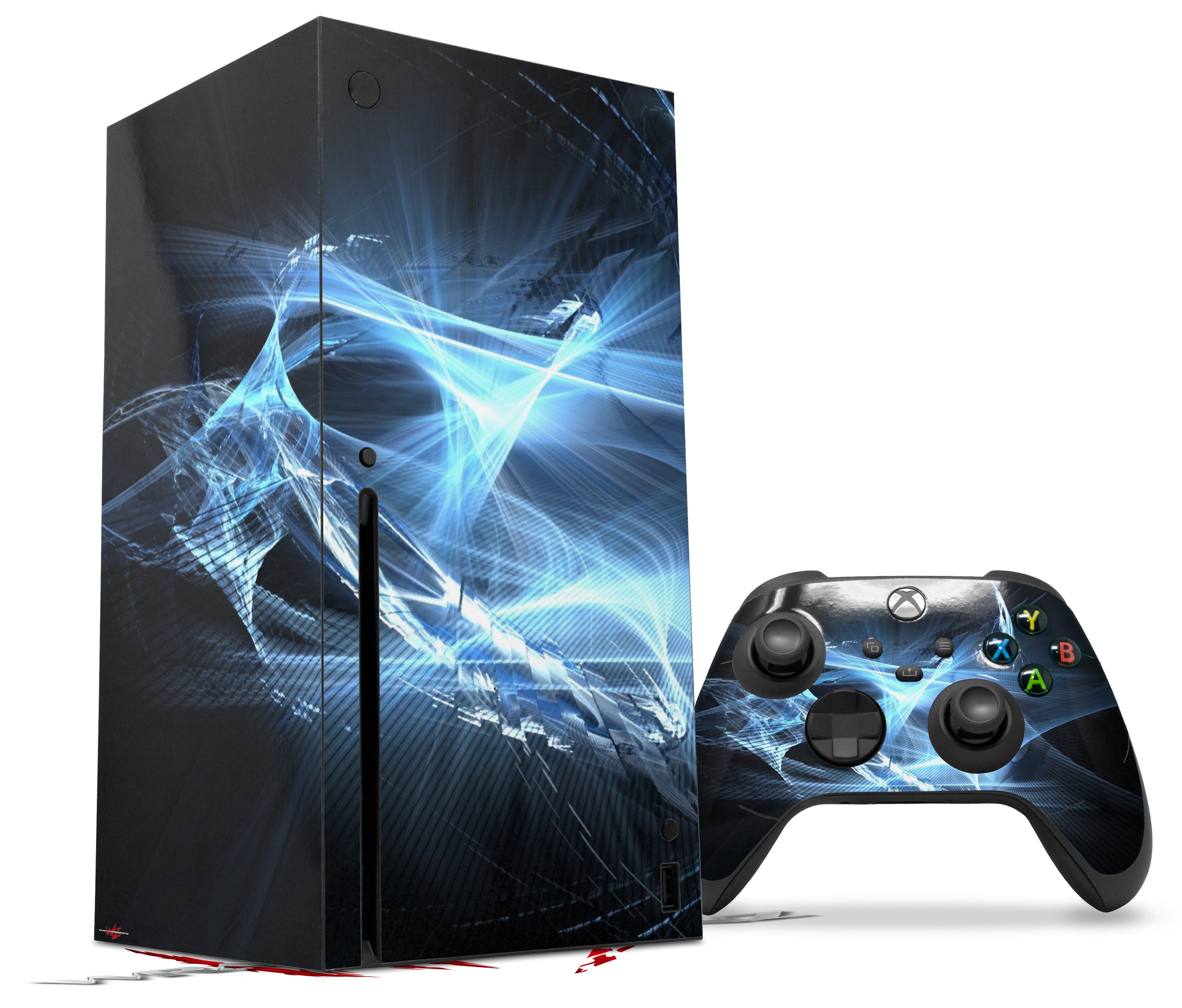 XBOX Series X Console Controller Bundle Skins Robot Spider Web