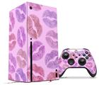 WraptorSkinz Skin Wrap compatible with the 2020 XBOX Series X Console and Controller Pink Lips (XBOX NOT INCLUDED)