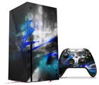 WraptorSkinz Skin Wrap compatible with the 2020 XBOX Series X Console and Controller ZaZa Blue (XBOX NOT INCLUDED)