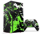 WraptorSkinz Skin Wrap compatible with the 2020 XBOX Series X Console and Controller Baja 0003 Neon Green (XBOX NOT INCLUDED)