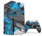 WraptorSkinz Skin Wrap compatible with the 2020 XBOX Series X Console and Controller Baja 0032 Blue Medium (XBOX NOT INCLUDED)