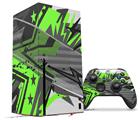 WraptorSkinz Skin Wrap compatible with the 2020 XBOX Series X Console and Controller Baja 0032 Neon Green (XBOX NOT INCLUDED)