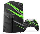 WraptorSkinz Skin Wrap compatible with the 2020 XBOX Series X Console and Controller Baja 0014 Neon Green (XBOX NOT INCLUDED)