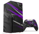 WraptorSkinz Skin Wrap compatible with the 2020 XBOX Series X Console and Controller Baja 0014 Purple (XBOX NOT INCLUDED)