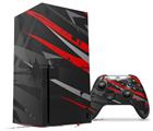 WraptorSkinz Skin Wrap compatible with the 2020 XBOX Series X Console and Controller Baja 0014 Red (XBOX NOT INCLUDED)