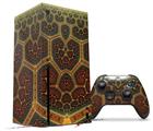WraptorSkinz Skin Wrap compatible with the 2020 XBOX Series X Console and Controller Ancient Tiles (XBOX NOT INCLUDED)