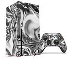 WraptorSkinz Skin Wrap compatible with the 2020 XBOX Series X Console and Controller Liquid Metal Chrome (XBOX NOT INCLUDED)