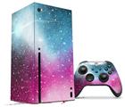 WraptorSkinz Skin Wrap compatible with the 2020 XBOX Series X Console and Controller Dynamic Pink Galaxy (XBOX NOT INCLUDED)