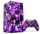 WraptorSkinz Skin Wrap compatible with the 2020 XBOX Series X Console and Controller Purple Graffiti (XBOX NOT INCLUDED)