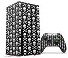 WraptorSkinz Skin Wrap compatible with the 2020 XBOX Series X Console and Controller Skull and Crossbones Pattern (XBOX NOT INCLUDED)