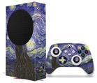 WraptorSkinz Skin Wrap compatible with the 2020 XBOX Series S Console and Controller Vincent Van Gogh Starry Night (XBOX NOT INCLUDED)