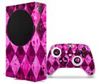 WraptorSkinz Skin Wrap compatible with the 2020 XBOX Series S Console and Controller Pink Diamond (XBOX NOT INCLUDED)