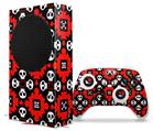 WraptorSkinz Skin Wrap compatible with the 2020 XBOX Series S Console and Controller Goth Punk Skulls (XBOX NOT INCLUDED)