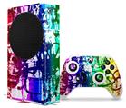 WraptorSkinz Skin Wrap compatible with the 2020 XBOX Series S Console and Controller Rainbow Graffiti (XBOX NOT INCLUDED)