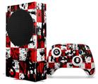 WraptorSkinz Skin Wrap compatible with the 2020 XBOX Series S Console and Controller Checker Graffiti (XBOX NOT INCLUDED)
