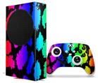 WraptorSkinz Skin Wrap compatible with the 2020 XBOX Series S Console and Controller Rainbow Leopard (XBOX NOT INCLUDED)